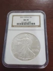 2001 American Silver Eagle $1 NGC MS 70