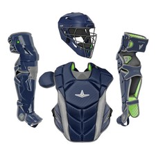 All Star MVP Pro Series Intermediate 13-15 Baseball Catchers Gear Set Navy Blue