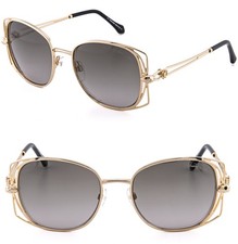 ROBERTO CAVALLI 1031 RC1031 CASENTINO Metal Gold Gray Gradient Metal Sunglasses