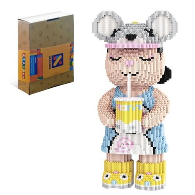 Neacole Bear Bausteine 7220 Teile Creative Brick Set Micro 3D Konstruktion
