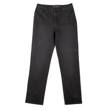 Gloria Vanderbilt Amanda Straight Jeans Gray All Around Slimming Effect Womens 8