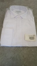 Jozka Rudolf deep wing collar size 16 wedding Shirt with extra long sleeves