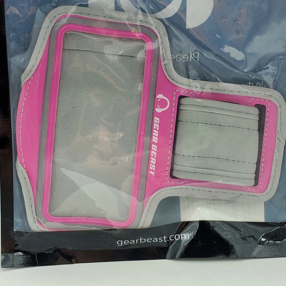 Gear Beast Grey Pink Iphone Sports Armband NIP NEW ABSF-1PH-GYPK - Image 2 of 4