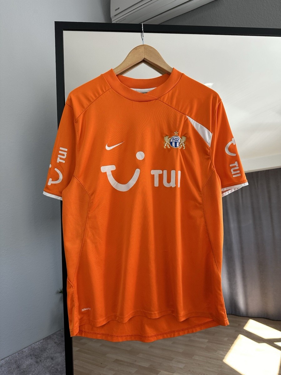 Nike Zurich 2008 2009 Away Football Shirt Soccer Jersey Orange