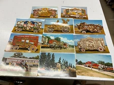 VINTAGE PACK OF ELEVEN POSTCARDS FOR CIRCUS WORLD OF BARABOO WISCONSIN