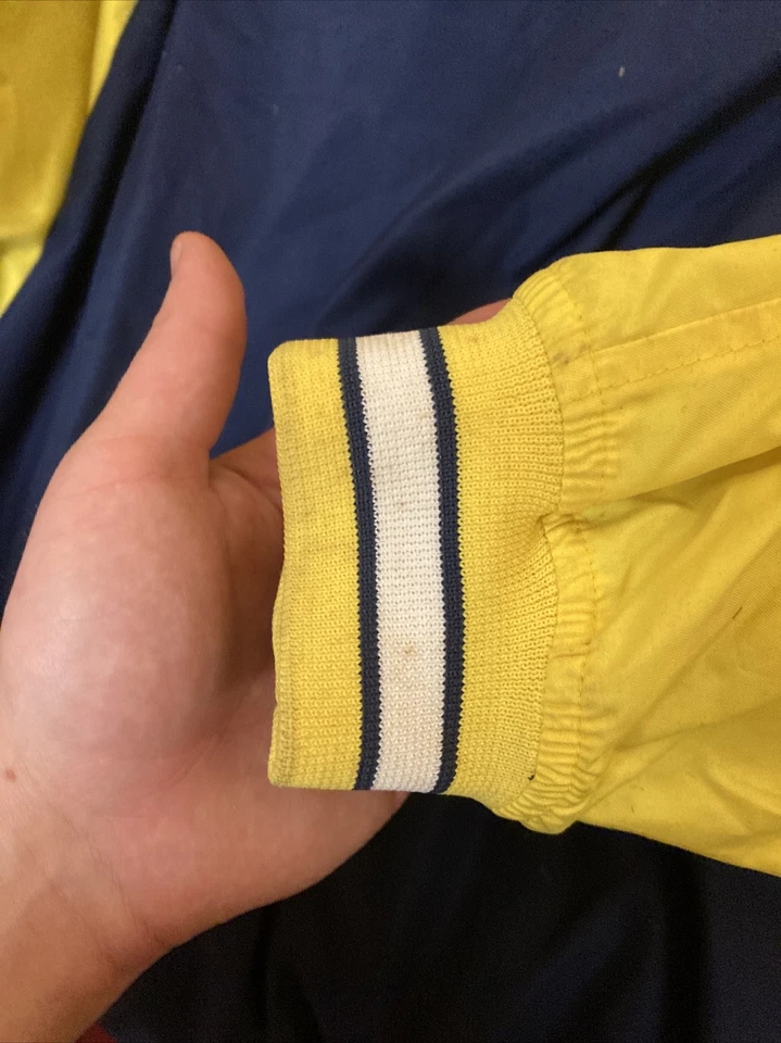 Chaqueta cortavientos vintage Team Edition Apparel Michigan Wolverines XL Foto 2 de 4