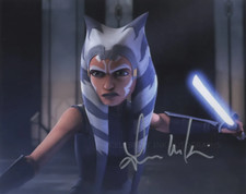 LAUREN MARY KIM as Ahsoka - Star Wars: Clone Wars GENUINE SIGNED AUTOGRAPH