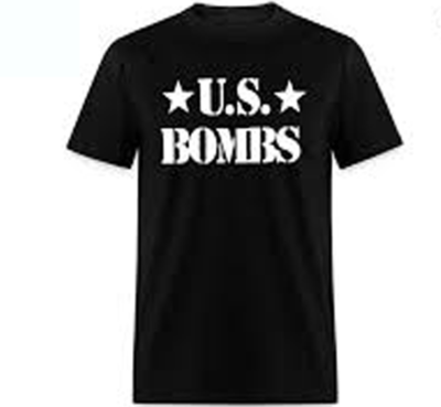 U.S. Bombs rock band black T-shirt short sleeve All sizes S to 5Xl