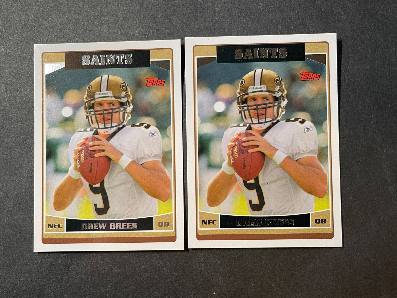 2006 Topps Drew Brees #161 (2) Card Lot