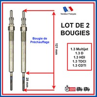 2 GlüHkerzen FüR Fiat 500C 500L Doblo Fiorino 1.3 Multijet 55210051