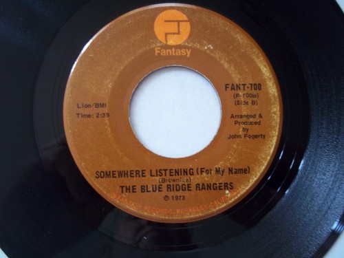 THE BLUE RIDGE RANGERS Hearts Of Stone / Somewhere Listen 45 RPM 7" Record 1973 - Picture 6 of 6