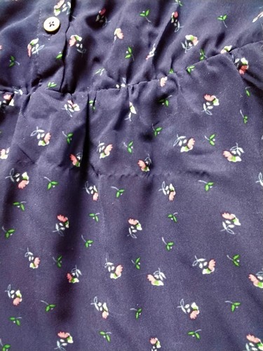 Girls Dress Blue floral & lace Size 9-10 years * flaw - Picture 6 of 6