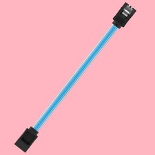 0.5ft SATA 3.0 Solid State Drive Cable 6Gbps Straight with Locking Latch Cable