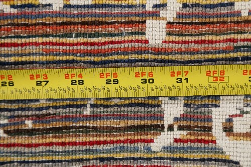Floral Vegetable Dye Versace Design Oriental Area Rug Hand-knotted 6'x9' Carpet - Picture 12 of 12