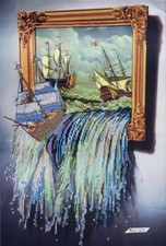 Bead Embroidery Kit Sea Ship DIY Craft Kit Stamped Embroidery Bead ntk-022