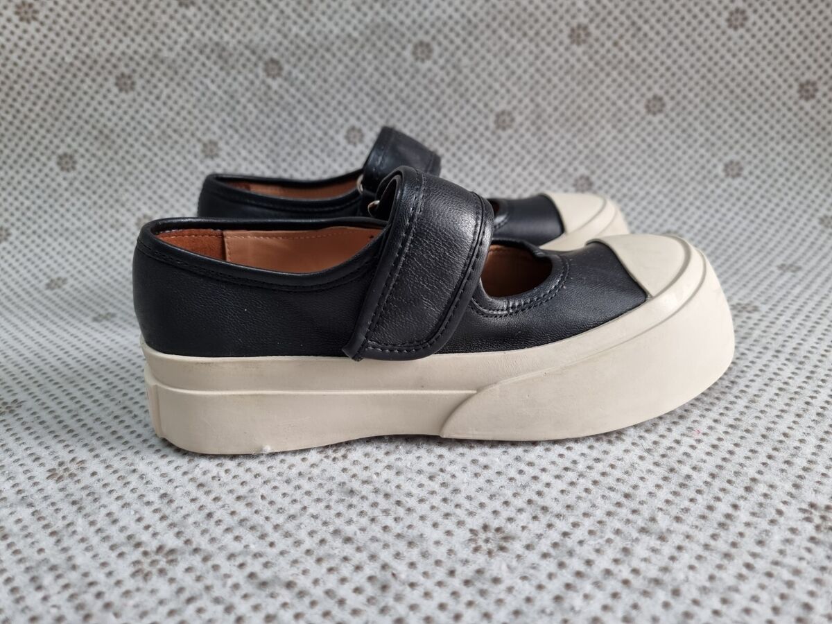 Marni Black and off-white Pablo Mary Jane trainers 37 | eBay Marni Black and off-white Pablo Mary Jane trainers 37 | eBay