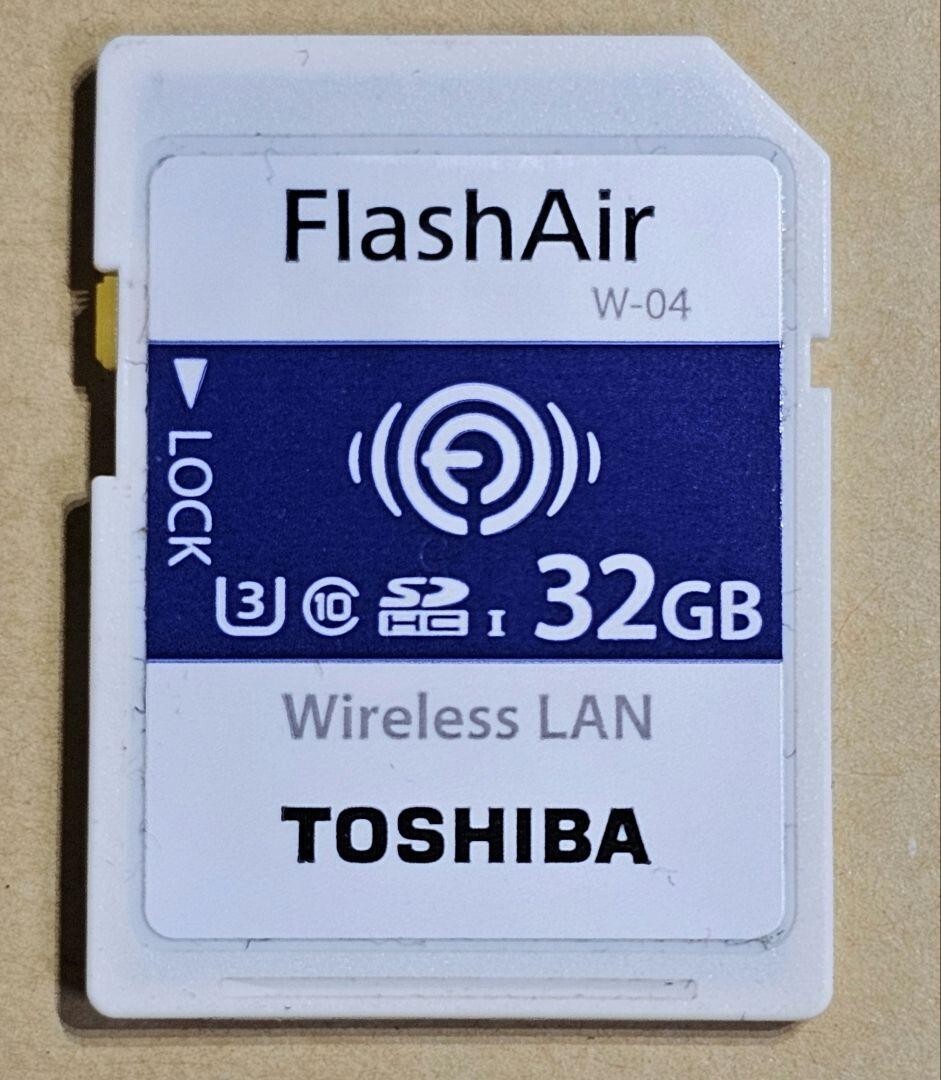 東芝 - FlashAir W-04 32GB TOSHIBA Toshiba 32GB W-04 Flash Air Wireless Memory Card Good GP | eBay