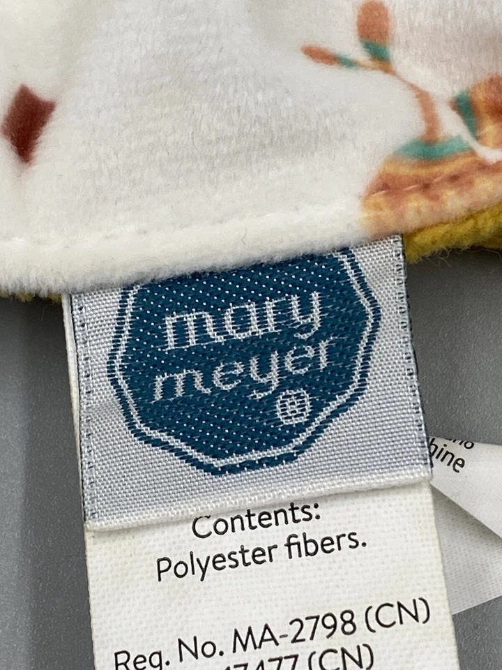 Manta de seguridad para bebé Mary Meyer Sweet Taco de felpa Lovey esquinas anudadas Foto 4 de 4