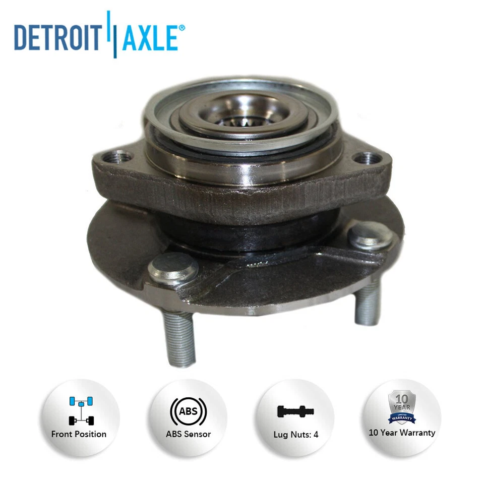 Front Left CV Axle Wheel Hub for 2007-2011 Nissan Versa 1.8L CVT 4 Spd Automatic - Image 3 of 4