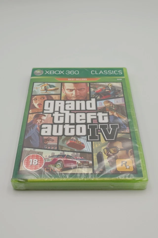 Grand Theft Auto IV - Xbox 360 - PAL (Factory Sealed)  - Image 4 of 4