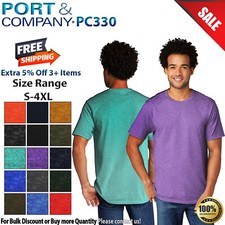 Port & Company PC330 Mens Short Sleeve Tri Bl...