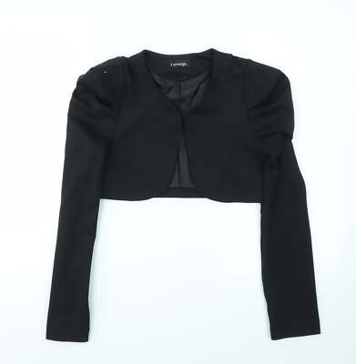 George Damen Blazer schwarz Viskosemischung Größe 8