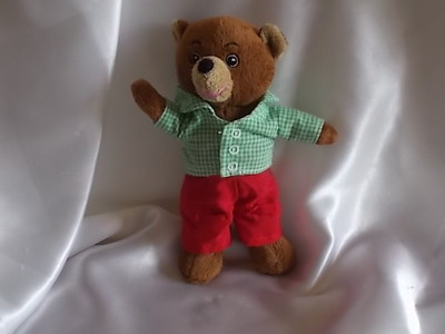 Doudou petit ours brun, chemise et pantalon, Bayard Jeunesse pour - Main Image