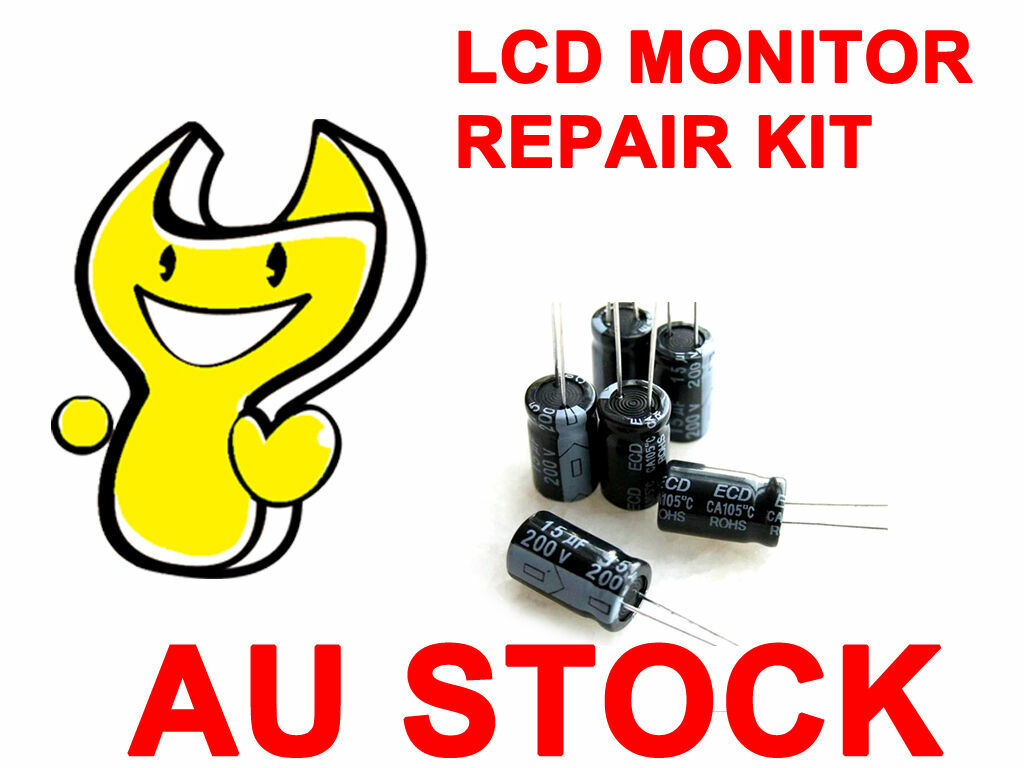 LCD Monitor Capacitor Repair Kit for Hanns-G HG281D with Solder