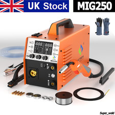 250Amp Aluminum Welding Machine 220V Gasless/Gas MIG MMA Welder For UK DIYers