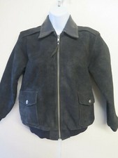 Harley Davidson Suede Motorcycle Biker Jacket Uk 10/12 Euro 38-40
