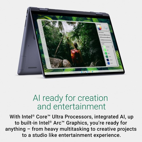 Dell Inspiron 2-in-1 16” Touch Screen Intel Ultra 7 with 32GB – 1TB SSD 155H Int
