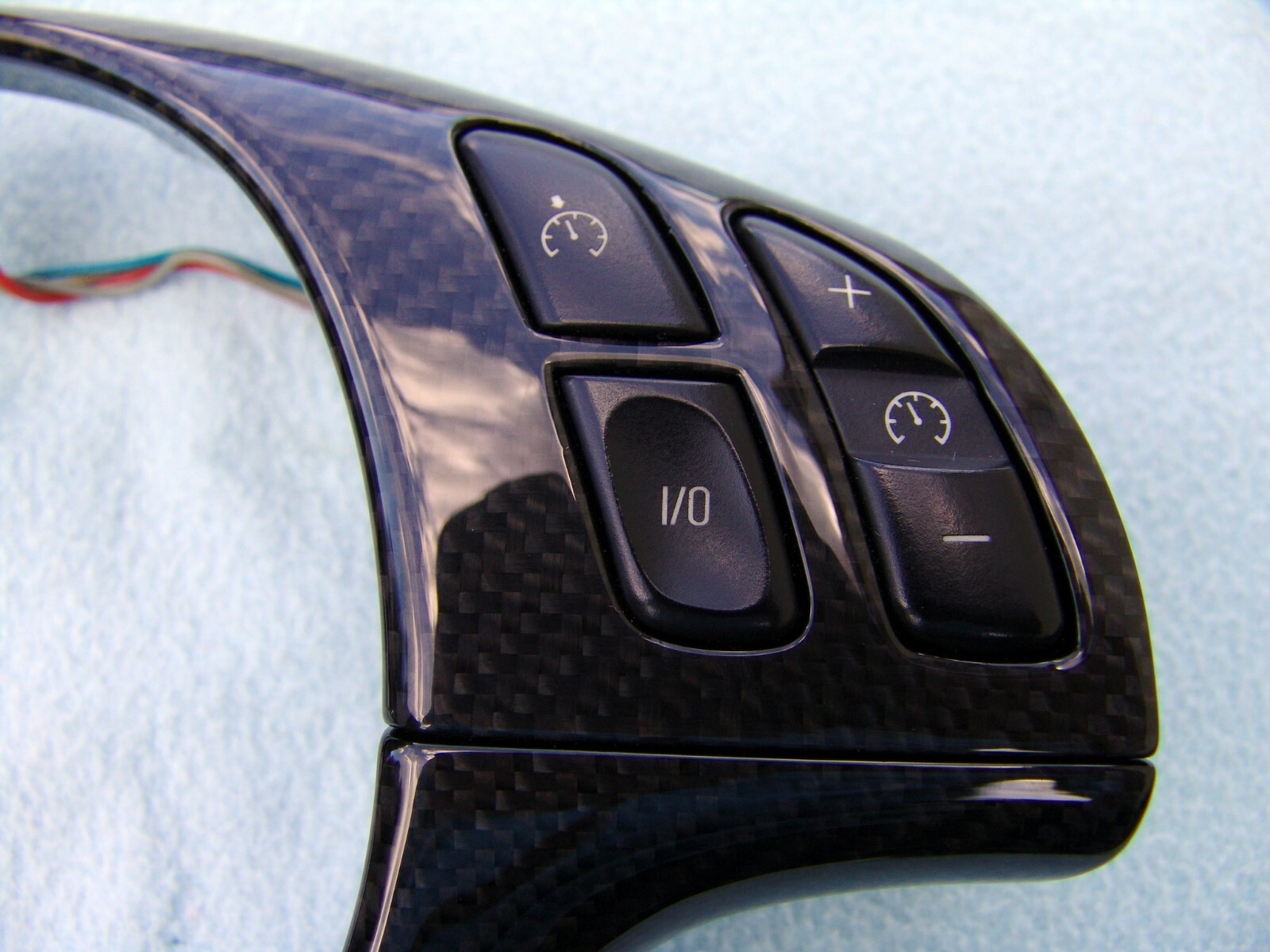 BMW E46 M3, E39 M5 REAL CARBON FIBER STEERING WHEEL TRIM, READY TO GO