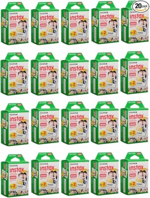 Fujifilm Instax Mini Instant Film (20 Twin Packs, 400 Total Pictures) for Instax