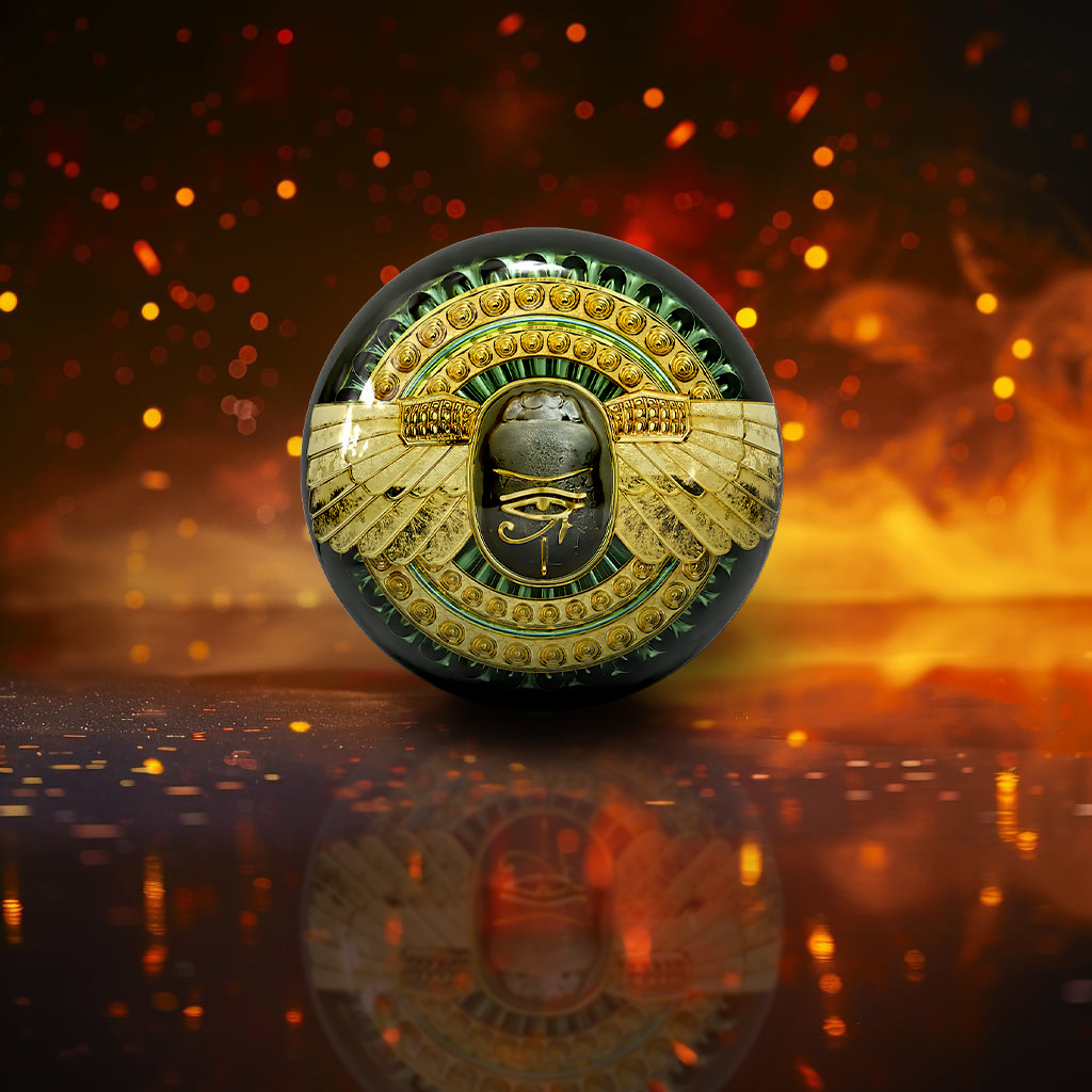 Boule de bowling Pharaoh pour réussir tous vos spares sans dévier de la piste
