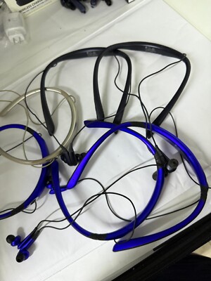 LOT 6 OF SAMSUNG LEVEL U PRO 2 BLACK 3 BLUE AND ONE GOLD DEFECCTIVE PARTS ONLY