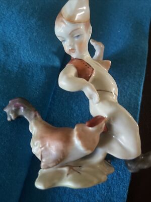 Herend Child With Rooster