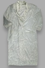 Vintage Victoria  s Secret Gold Label Long Sleeve Robe Satin Shine Paisley M Vtg