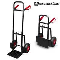 WerkzeugköNig® Sackkarre 200Kg Transportkarre Teleskopgriff Stapelkarre Klappbar