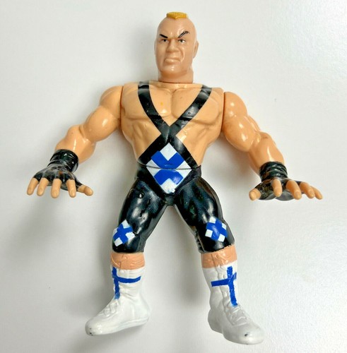 WWF Hasbro Ludvig Borga Series 11 Green Card RARE ...