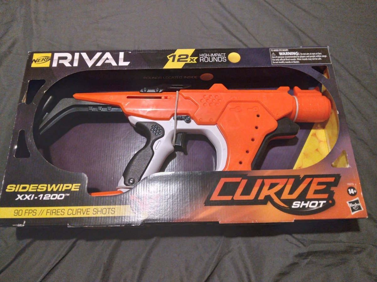 ナーフ　ライバル　カーブショット　サイドスワイプ　XXI-1200 Amazon.co.jp: NERF Rival Curve Shot Sideswipe XXI-1200
