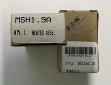 EATON CUTLER HAMMER MSH1.9A Manual Starter Thermal Overload Relay Heater Element