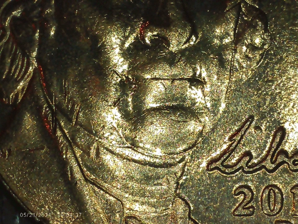 2016-P Jefferson Nickel VERY STRONG Doubled Die DDO & DDR ! - Image 3 of 4