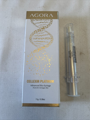 Agora Cellexir Platinum Advanced Bio-Syringe - 11g/0.39oz Brand New Never Opened