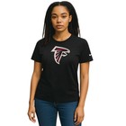 Women's NIKE NFL Atlanta Falcons T-Shirt, Large Cotton Athletic Cut Black
