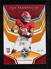 2020 Panini Chronicles Draft Picks Mirror Orange 12/20 Tua Tagovailoa #3 0i0h