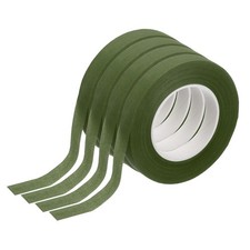 4 St&uuml;ck grasgr&uuml;nes Blumenband,1,27cm x 26,4 m,Floristen-Wickelklebeband