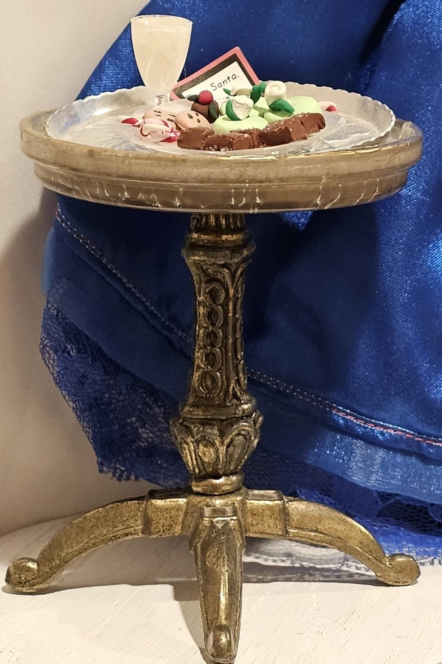 OOAK CUSTOM MADE DOLLHOUSE MINI COOKIES FOR SANTA TABLE 1:6 BARBIE SZ w/Milk +++ - Image 3 of 4