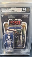 2023 STAR WARS VINTAGE COLLECTION STORMTROOPER COMMANDER VC254 AFA U9.0 Graded