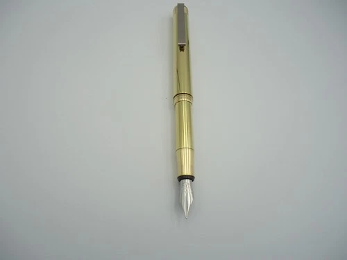 TRAVELER'S COMPANY Solid Brass Fountain Pen Fine Nib Made in Japan New image 16