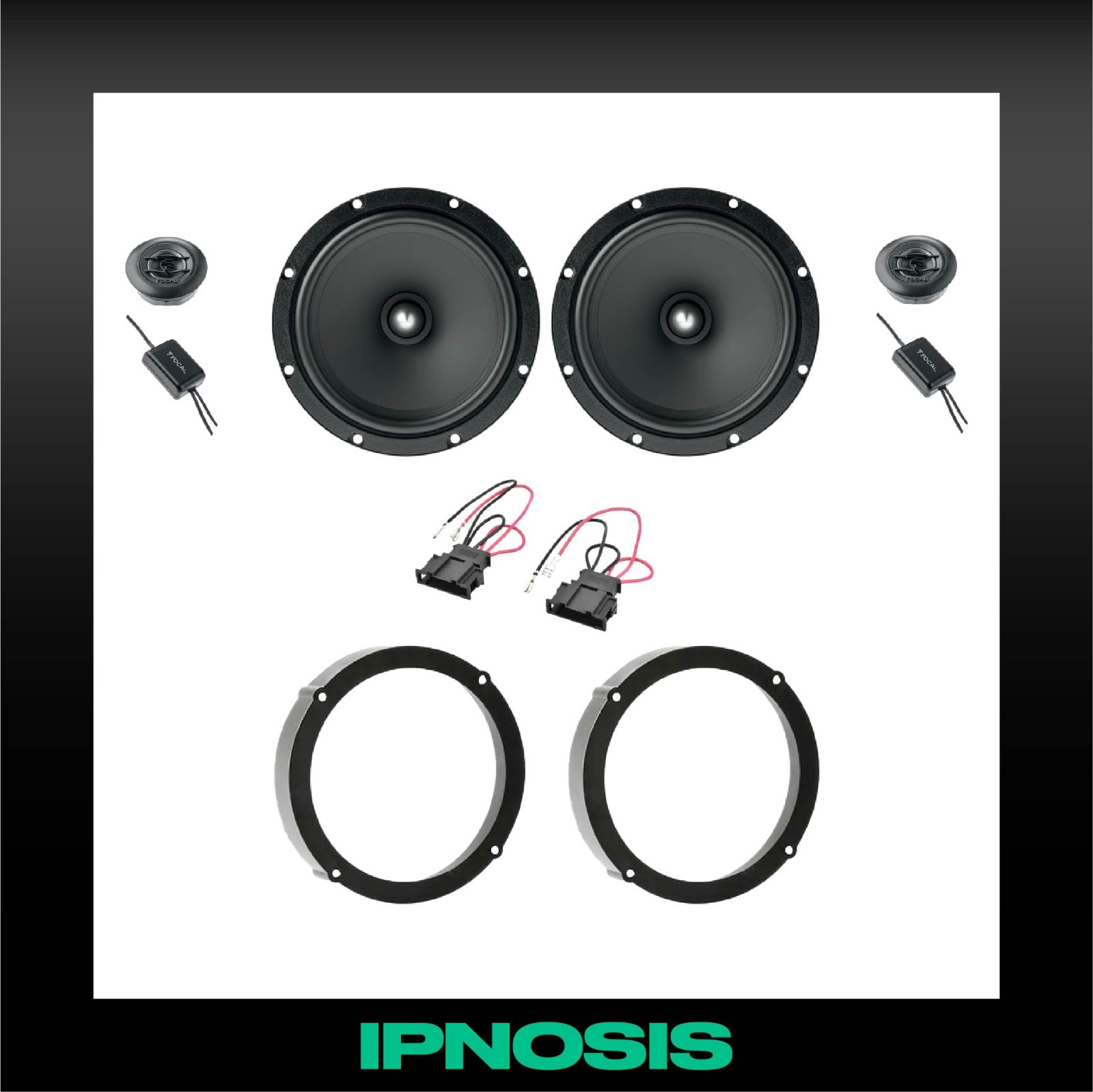 Upgrade Audio Focal per VW Seat Skoda | Kit 4 Casse + Accessori Montaggio